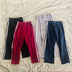 Set of 4 toddler boy track pants, Garanimals size 5T.